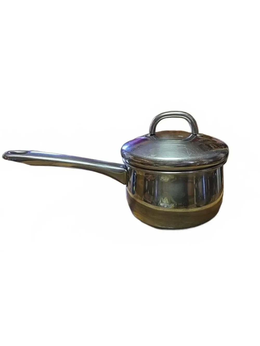 Vintage Tools of the Trade 1.5 Qt Stainless Steel Saucepan Cookware Pot With Lid